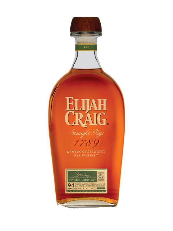 Elijah Craig Straight Rye Whiskey (Bardstown, KY)