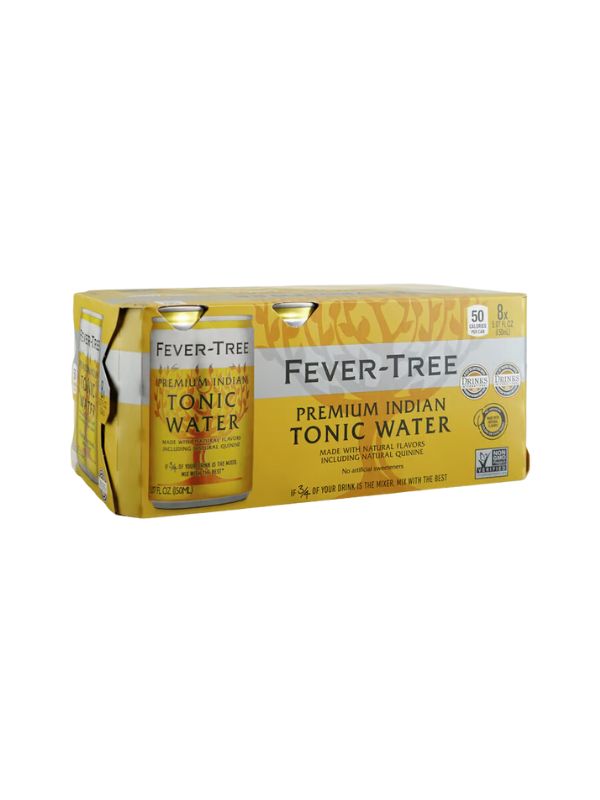 Fever Tree Indian Tonic Water 8-Pack 150ml Cans