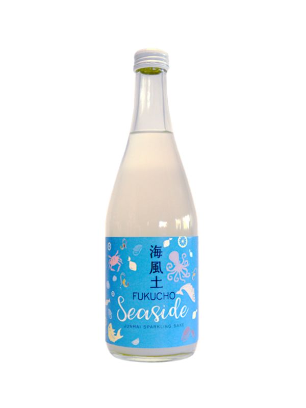 Fukucho "Seaside Sparkling" Junmai Sake 500ml (Chugoku, JP)