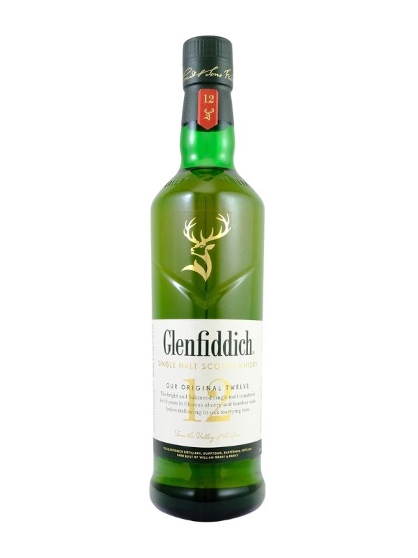 Glenfiddich 12 Years Old Single Malt Scotch Whisky (Speyside, SCT)