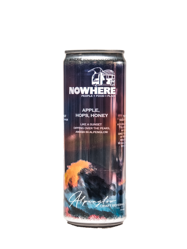 NoWhere “Alpenglow” Non-Alcoholic Craft Beverage (Seattle, WA)