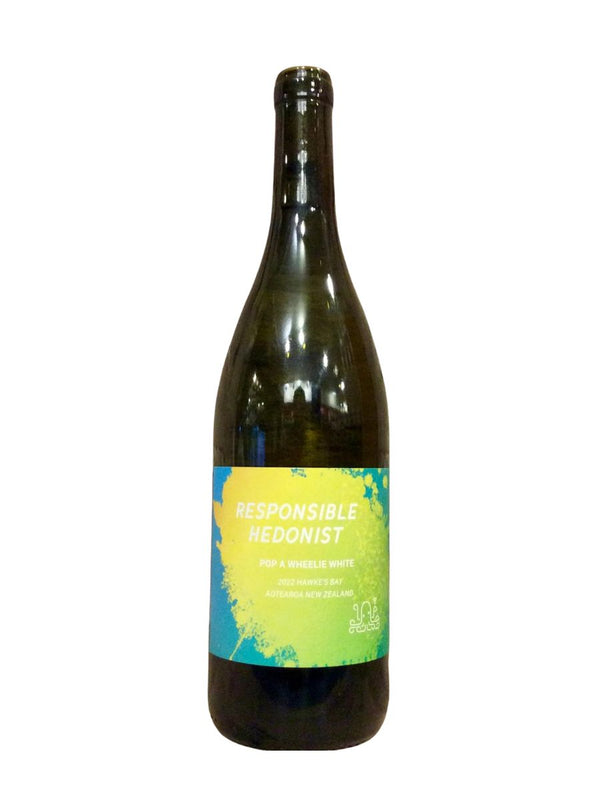 2022 Responsible Hedonist "Pop a Wheelie" Chardonnay (Hawke's Bay, NZ) 4W