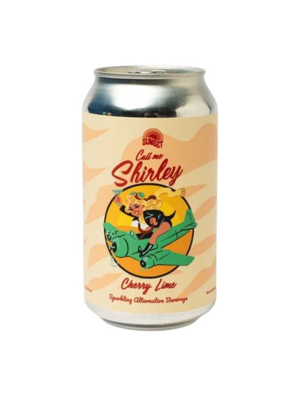 Sunset Soda "Call Me Shirley" Cherry Lime Soda (Geneva, IL)