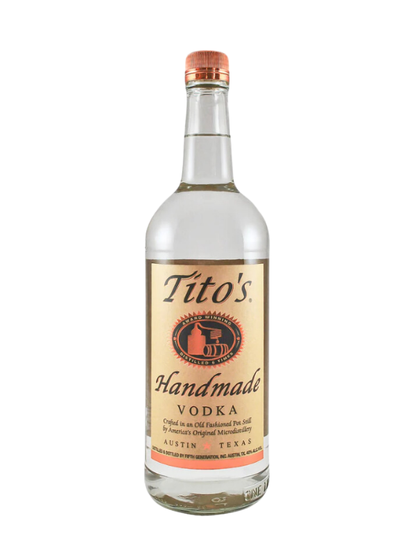 Tito's Vodka 1-Liter Bottle (Texas, USA)